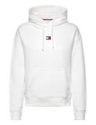 Tjw Bxy Badge Hoodie Tops Sweatshirts & Hoodies Hoodies White Tommy Jeans