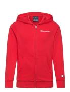 Hooded Full Zip Sweatshirt Sport Sweatshirts & Hoodies Hoodies Red Champion