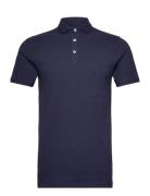 Bs Monir Regular Fit Polo Shirt Tops Polos Short-sleeved Blue Bruun & Stengade