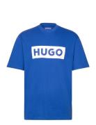Nico Tops T-Kortærmet Skjorte Blue HUGO BLUE