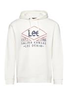 Hoodie Tops Sweatshirts & Hoodies Hoodies White Lee Jeans