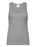 Camilo - Classic Rib Tops T-shirts & Tops Sleeveless Grey Day Birger Et Mikkelsen