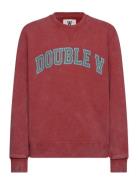 Rod Junior Ivy Sweatshirt Gots Tops Sweatshirts & Hoodies Sweatshirts Red Double A By Wood Wood