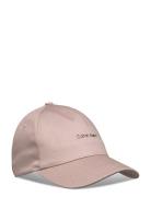 Calvin Lettering Canvas Cap Accessories Headwear Caps Beige Calvin Klein