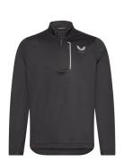 Tech Half Zip Tops Sweatshirts & Hoodies Sweatshirts Black Castore