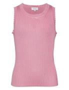 Vmfiji Sl U-Neck Top Ga Girl Tops T-shirts Sleeveless Pink Vero Moda Girl