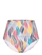 Pe Leaves Chara Btm Swimwear Bikinis Bikini Bottoms High Waist Bikinis Multi/patterned Panos Emporio