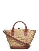 Natural Fibre Basket Bag Bags Small Shoulder Bags-crossbody Bags Beige Mango