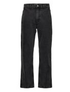 Trousers Alef Denim Bottoms Jeans Relaxed Black Schnayderman's