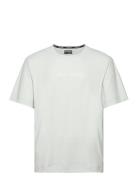 Wo - Ss Tee Sport T-Kortærmet Skjorte Grey Calvin Klein Performance