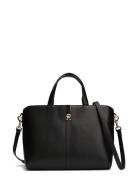 Th Heritage Mini Satchel Bags Small Shoulder Bags-crossbody Bags Black Tommy Hilfiger