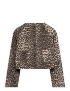 Pd-Georgia Jacket Leopard Outerwear Jackets Light-summer Jacket Brown Pieszak