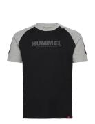 Hmllegacy Blocked T-Shirt Sport T-Kortærmet Skjorte Black Hummel