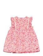 Dress Ns Aop W. Lining Dresses & Skirts Dresses Casual Dresses Sleeveless Casual Dresses Pink Minymo