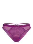 Monogram Revealing Brief Trusser, Tanga Briefs Purple CHANTELLE