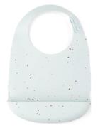 Silik Hagesmæk Confetti Blå Baby & Maternity Baby Feeding Bibs Sleeveless Bibs Blue D By Deer