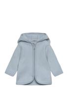 Jacket Ears Cotton Fleece  Outerwear Fleece Outerwear Fleece Jackets Blue Huttelihut