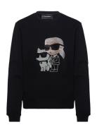 Ikonik 2.0 Rs Sweatshirt Tops Sweatshirts & Hoodies Sweatshirts Black Karl Lagerfeld