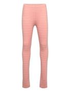 Leggings Jaquard Bottoms Leggings Pink Minymo