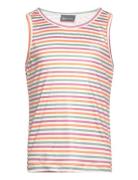 Sport Top - Striped Aop Tops T-shirts Sleeveless Multi/patterned Color Kids