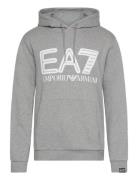 Sweatshirt Tops Sweatshirts & Hoodies Hoodies Grey EA7