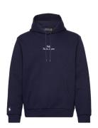 30/1 Double Knt Cvc-Lsl-Sws Tops Sweatshirts & Hoodies Hoodies Navy Polo Ralph Lauren