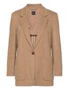 Jakuana1 Blazers Single Breasted Blazers Beige BOSS