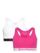 Juicy Couture Crop Top 2Pk Hanging Night & Underwear Underwear Tops Pink Juicy Couture