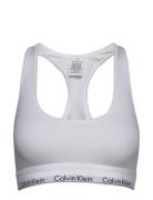 Unlined Bralette Lingerie Bras & Tops Soft Bras Tank Top Bras White Calvin Klein