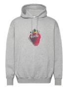 Cass Trouble Hoodie Tops Sweatshirts & Hoodies Hoodies Grey Double A By Wood Wood