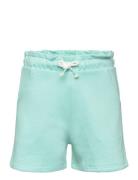 Cotton Drawstring Waist Shorts Bottoms Shorts Blue Mango