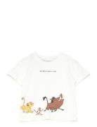 The Lion King T-Shirt Tops T-Kortærmet Skjorte White Mango