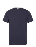 Nørregaard Tonal T-Shirt Tops T-Kortærmet Skjorte Navy Les Deux