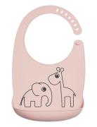 Silic Bib Deer Friends Powder Baby & Maternity Baby Feeding Bibs Sleeveless Bibs Pink D By Deer