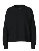 Pcchilli Ls Sweat Noos Bc Tops Sweatshirts & Hoodies Sweatshirts Black Pieces