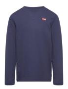 Levi's® Thermal Crew Knit Top Tops T-shirts Long-sleeved T-Skjorte Navy Levi's