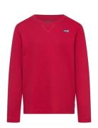 Levi's® Thermal Crew Knit Top Tops T-shirts Long-sleeved T-Skjorte Red Levi's