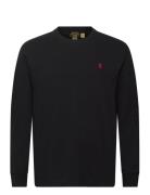 Classic Fit Jersey Long-Sleeve T-Shirt Tops T-Langærmet Skjorte Black Polo Ralph Lauren