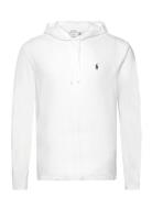 Jersey Hooded T-Shirt Tops Sweatshirts & Hoodies Hoodies White Polo Ralph Lauren