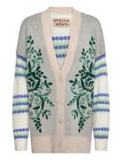 Jaquard And Knitted Cardigan Tops Knitwear Cardigans Multi/patterned Stella Nova