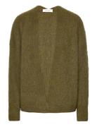 East Tops Knitwear Cardigans Khaki Green American Vintage