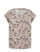 Sc-Galina Tops T-shirts & Tops Short-sleeved Multi/patterned Soyaconcept