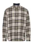 Barbour Fortrose Tailored Shirt Designers Shirts Casual Khaki Green Barbour