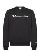 Crewneck Sweatshirt Tops Sweatshirts & Hoodies Sweatshirts Black Champion