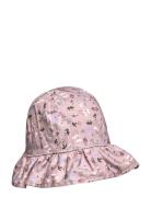 Bell Hat W/Print Solhat Pink Melton