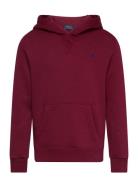 Seasonal Fleece-Ls Po Hood-Tp-Knt Tops Sweatshirts & Hoodies Hoodies Burgundy Ralph Lauren Kids