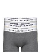 Classic Stretch-Cotton Trunk 3-Pack Boxershorts Grey Polo Ralph Lauren