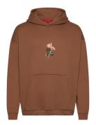 Diblossomy Tops Sweatshirts & Hoodies Hoodies Brown HUGO