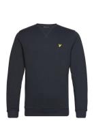 Crew Neck Sweatshirt Tops Sweatshirts & Hoodies Sweatshirts Navy Lyle & Scott