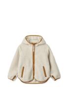 Mara Pile Jacket Outerwear Fleece Outerwear Fleece Jackets Cream Liewood